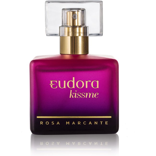 Colônia Desodorante Kiss Me Rosa Marcante 50ml