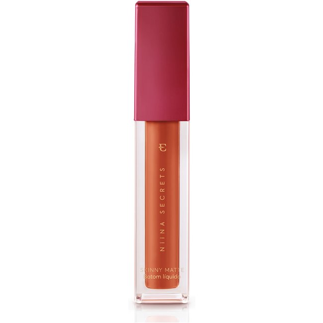 Batom Líquido Niina Secrets Skinny Matte Ambar Tulipa 4ml