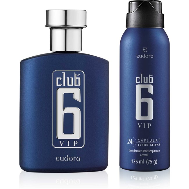 Kit Perfumaria Club 6 VIP Colônia Desodorante + Desodorante