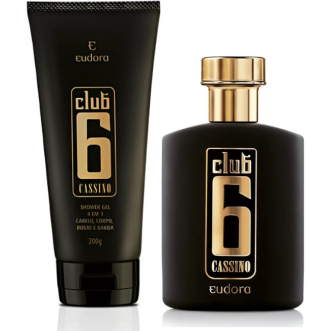 Kit Club 6 Cassino Colônia Desodorante + Shower Gel