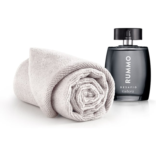 Kit Rummo Desafio Colônia Desodorante + Toalha Esportiva