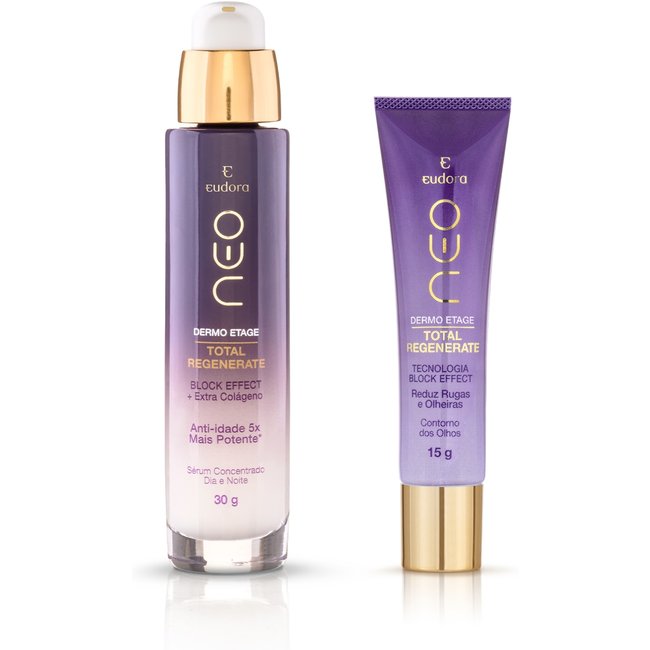 Kit Neo Dermo Etage Total Regenerate Sérum + Contorno dos Olhos