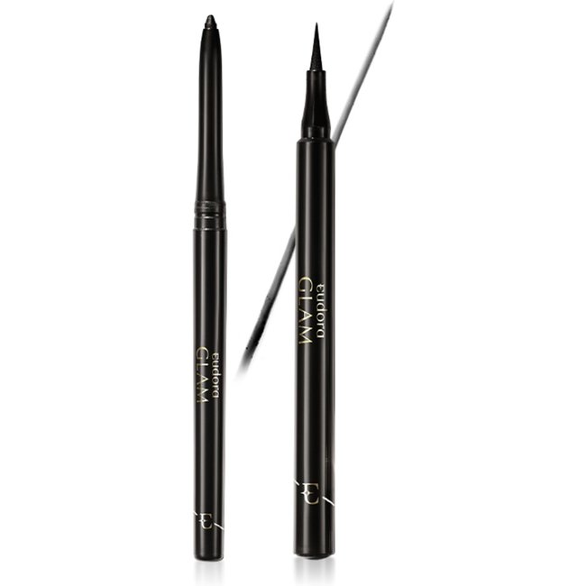 Kit Glam Lápis Retrátil + Caneta Delineadora