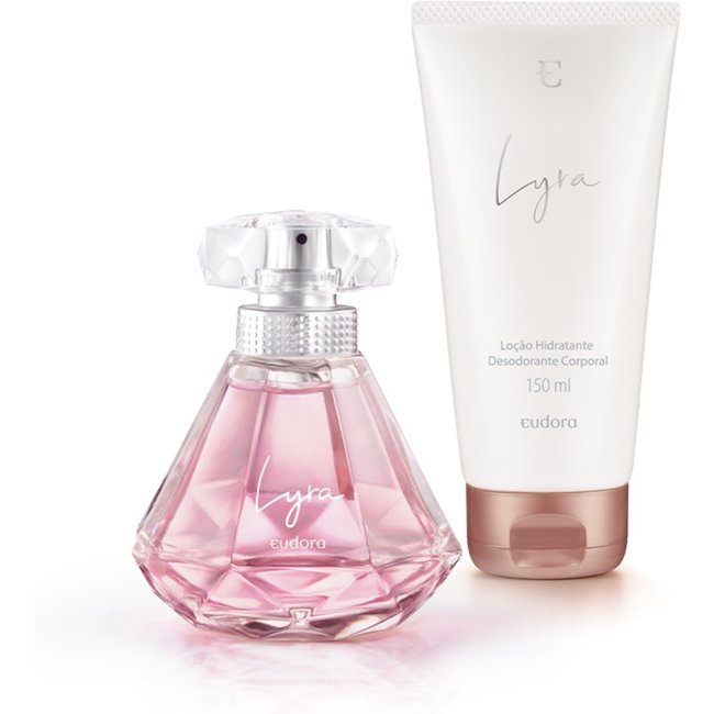 Kit Lyra Colônia Desodorante + Hidratante Desodorante