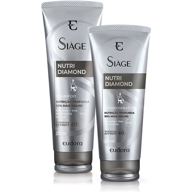 Kit Siàge Nutri Diamond Shampoo + Condicionador