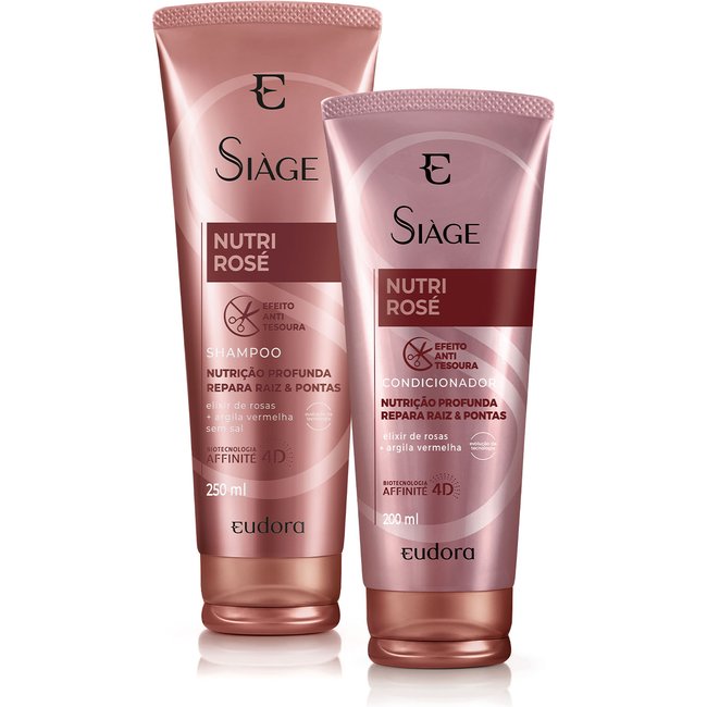 Kit Siàge Nutri Rosé Shampoo + Condicionador