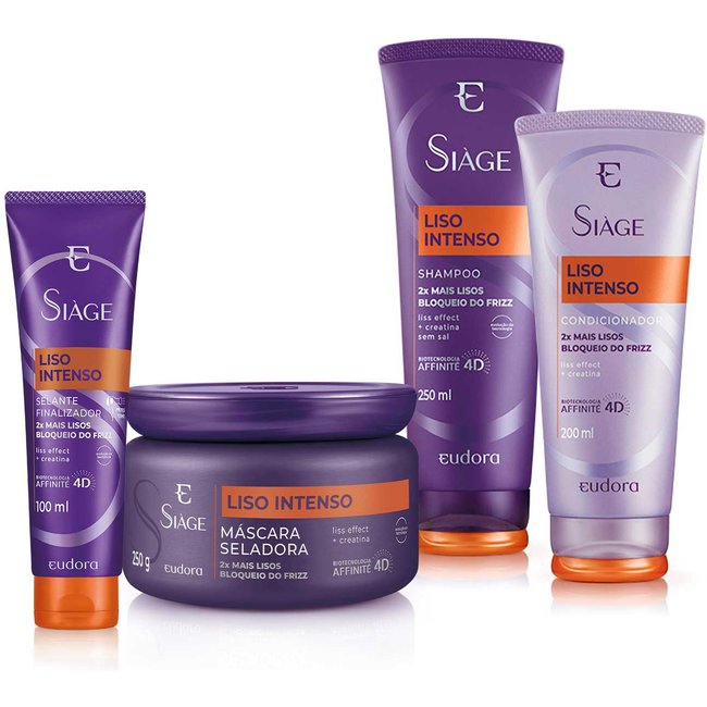 Kit Siàge Liso Intenso Completo (Nova Versão)