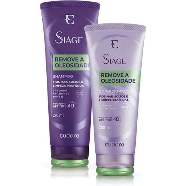 Kit Siàge Remove a Oleosidade Shampoo + Condicionador (Nova Versão)