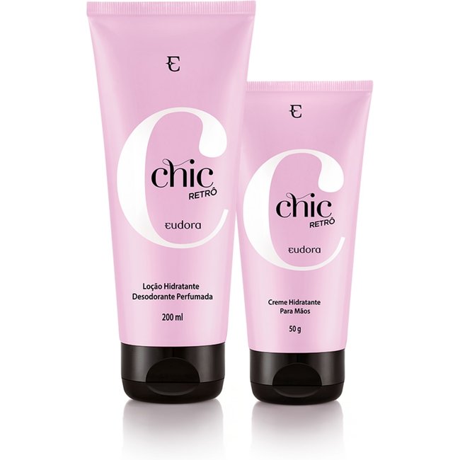 Kit Chic Retrô Loção Hidratante + Creme Mãos