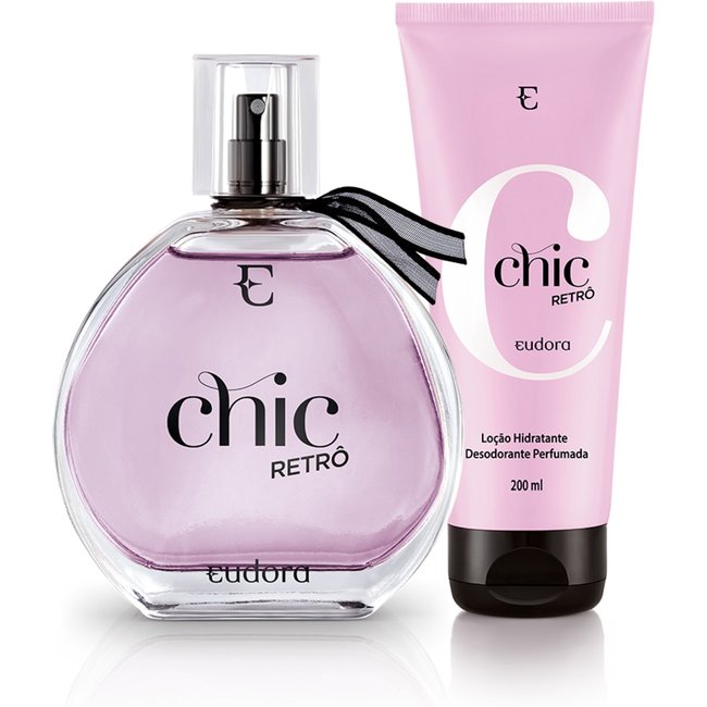 Kit Chic Retrô Colônia + Loção Hidratante