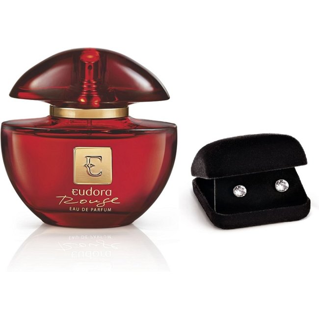 Kit Eudora Rouge Eau de Parfum + Brinco Swarovski