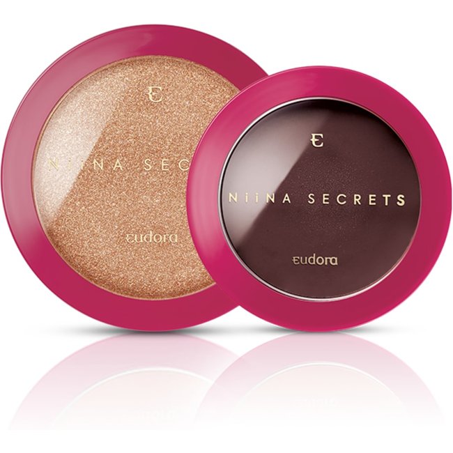 Kit Niina Iluminador Gold + Blush Amora Secreto