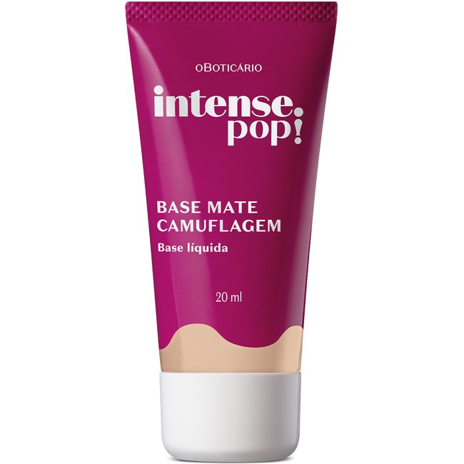 Base Mate Camuflagem Cor 100 Intense Pop! 20ml