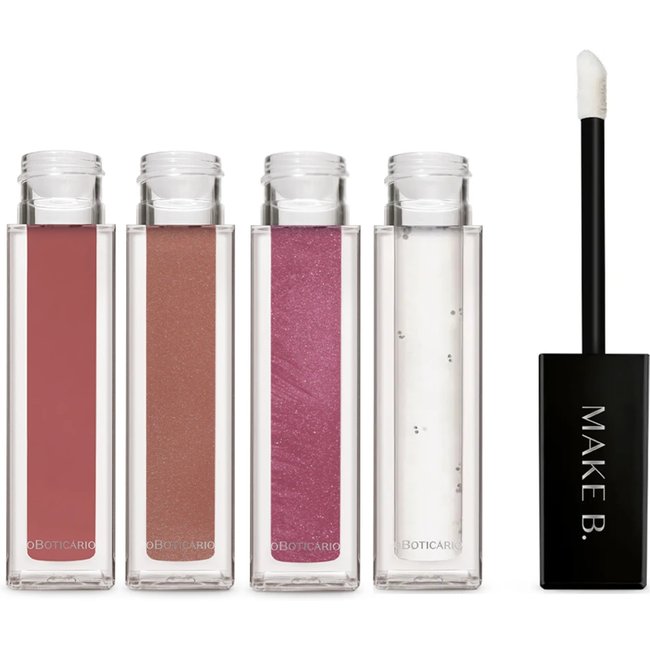 Combo Gloss Labial Make B. (4 itens)