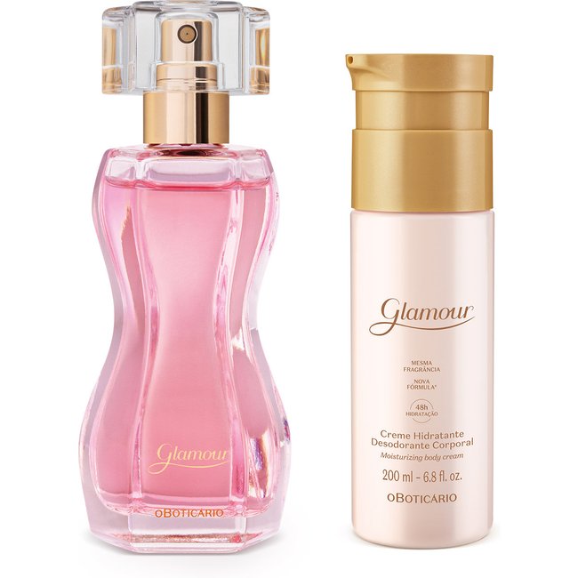 Combo Presente Glamour: Desodorante Colônia 30ml + Creme Corporal 250g