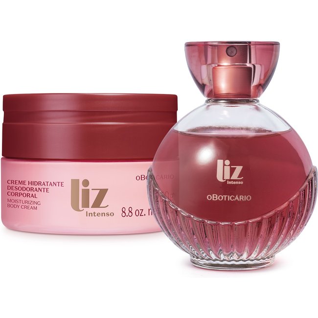 Combo Liz Intenso: Desodorante Colônia 100ml + Creme Hidratante Desodorante Corporal 250g