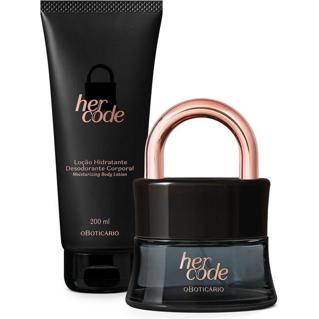 Combo Her Code: Eau De Parfum 50ml + Loção Corporal 200ml