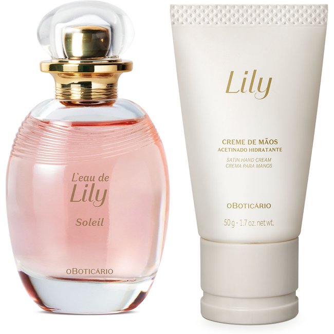 Combo Presente Lily: Desodorante Colônia 75ml + Creme de Mãos 50g