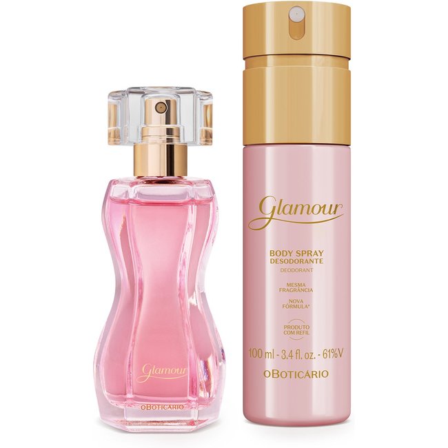 Combo Presente Glamour: Desodorante Colônia 30ml + Body Spray 100ml