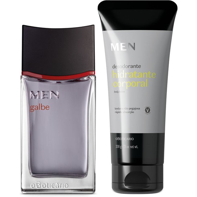 Combo Presente Men: Desodorante Colônia Men Galbe 100ml + Desodorante Hidratante 200g