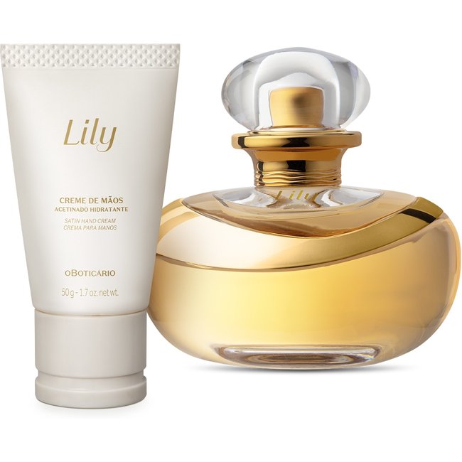 Combo Lily: Eau de Parfum 75ml + Creme para Mãos 50g