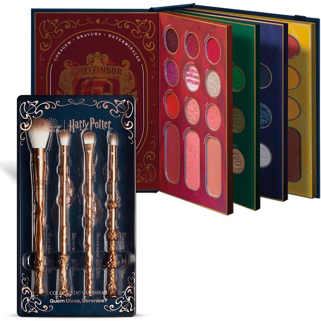 Combo Quem Disse, Berenice? Harry Potter: Paleta Multifuncional 54g + Kit Pincéis