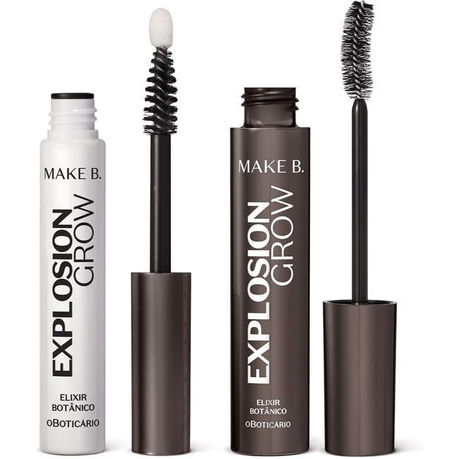 Combo Make B. Explosion Grow: Sérum para Cílios e Sobrancelhas 5g + Máscara de Cílios 10g