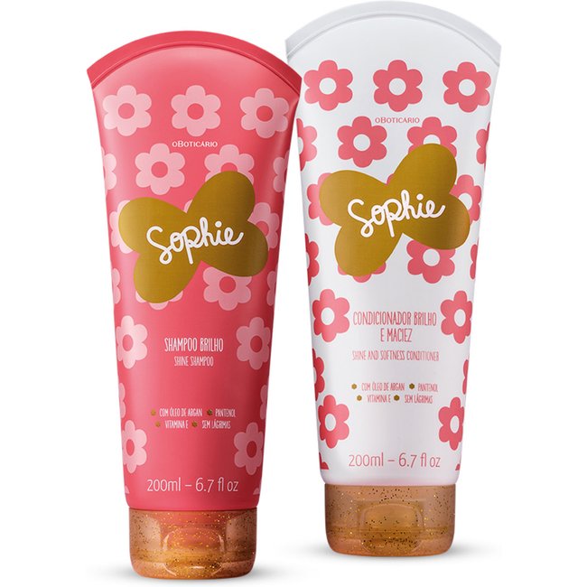 Combo Sophie: Shampoo 200ml + Condicionador 200ml
