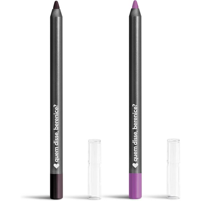 Combo Lápis Para Olhos Quem Disse, Berenice?: Lápis Para Olhos Roxo 1,2g + Lápis Pra Olhos Lavanda 1,2g