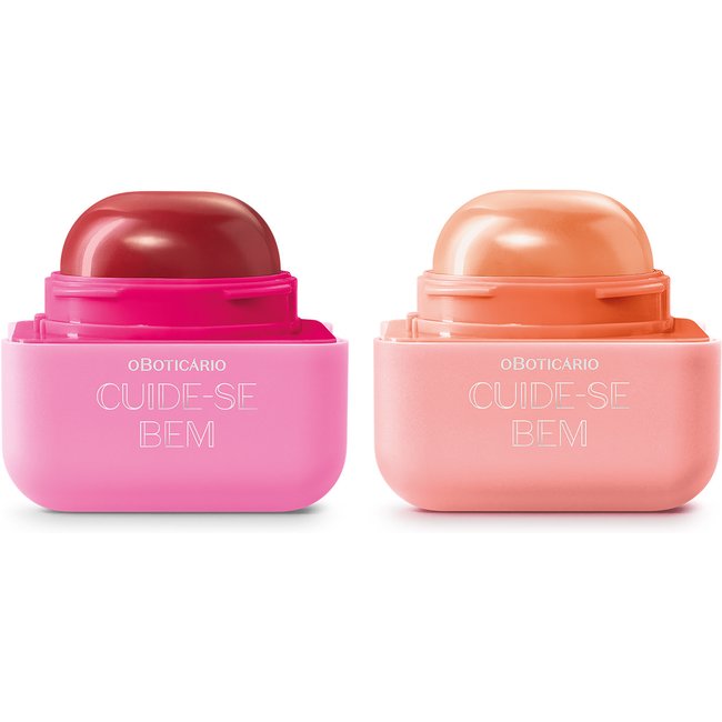 Combo Cuide-se Bem Quem Disse, Berenice?: Balm Labial Coral 6,2g + Balm Labial Vinho 6,2g