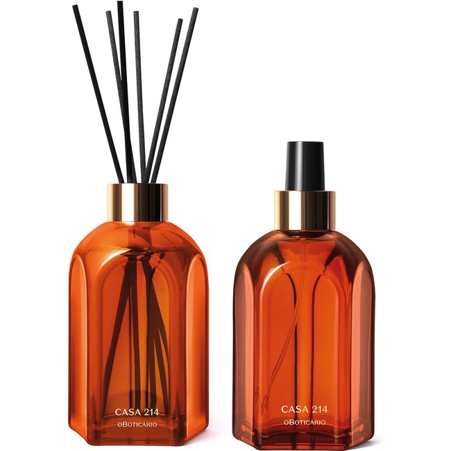 Combo Casa 214 Vanilla Sublime: Aromatizador de Ambientes 250ml + Difusor 250ml