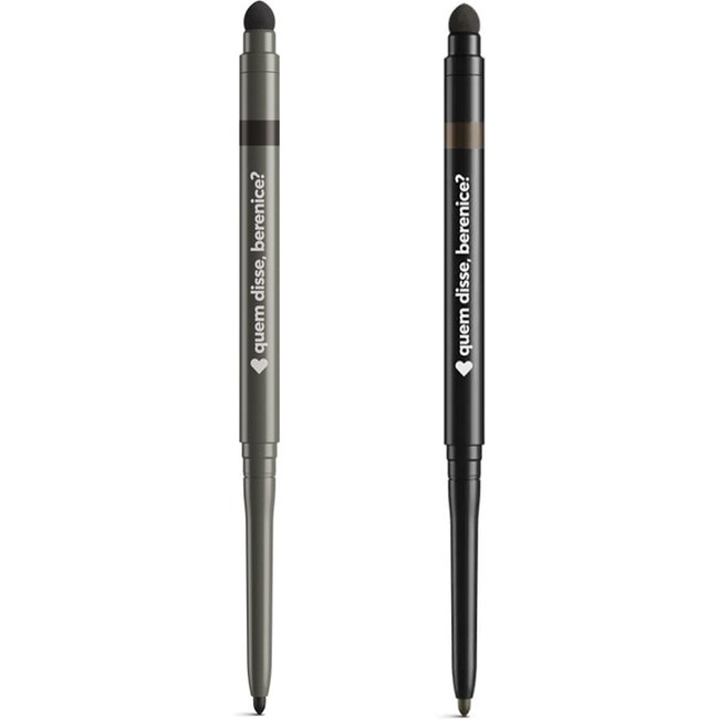 Combo Quem Disse, Berenice? Lápis Para Olhos Esfumador: Preto 200mg + Marrom 200mg