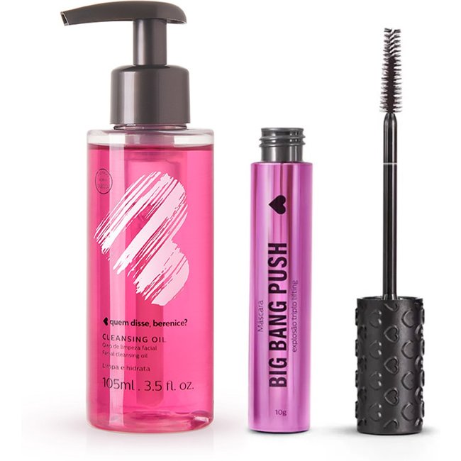 Combo Quem Disse, Berenice? Máscara de Cílios 10g + Demaquilante Cleasing Oil 105ml