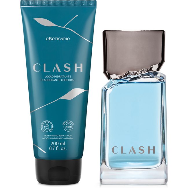 Combo Clash: Desodorante Colônia 100ml + Loção Desodorante Hidratante 200ml