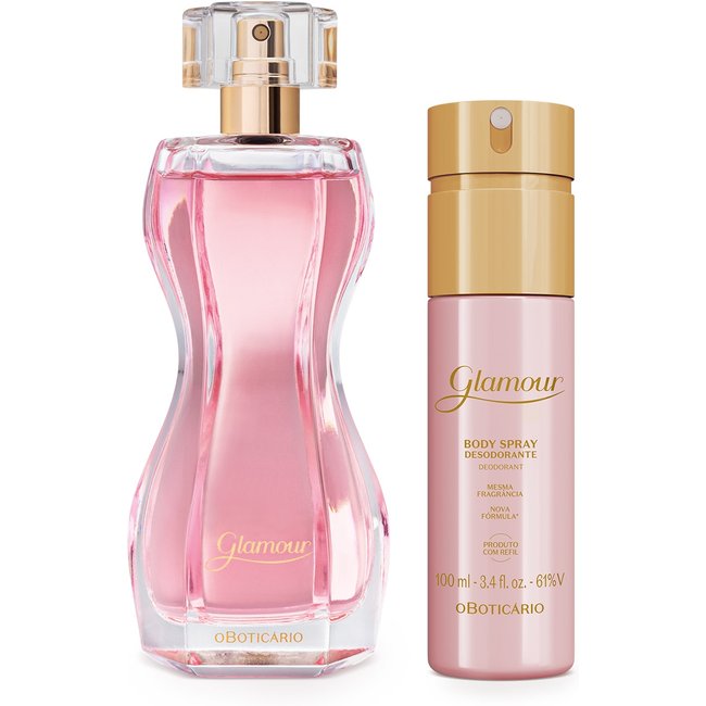 Combo Glamour: Desodorante Colônia 75ml + Body Spray 100ml