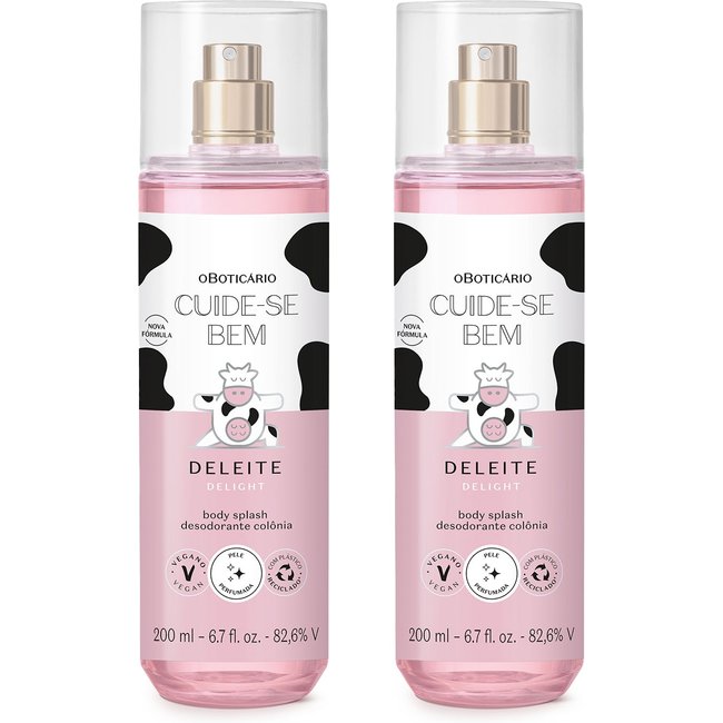 Combo Body Splash Cuide-se Bem Deleite 200ml (2 itens)