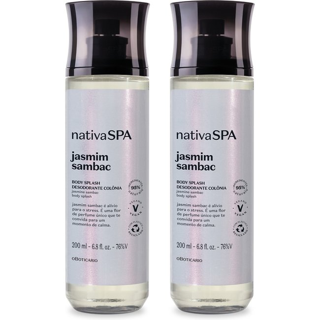 Combo Body Splash Nativa SPA Jasmim Sambac 200ml (2 itens)