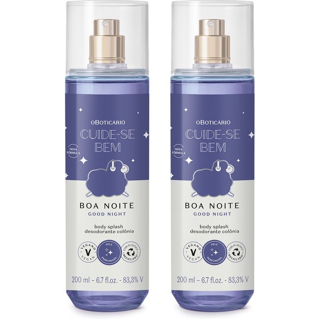 Combo Body Splash Cuide-se Bem Boa Noite 200ml (2 itens)