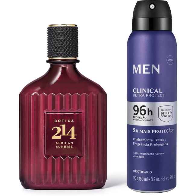 Combo African Sunrise Eau De Parfum 100ml + Antitranspirante 90g/150ml