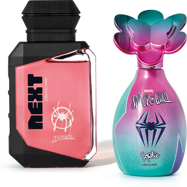 Combo Colônia Infantil: Next Spider Man 75ml + Sophie Spider-Gwen 100ml