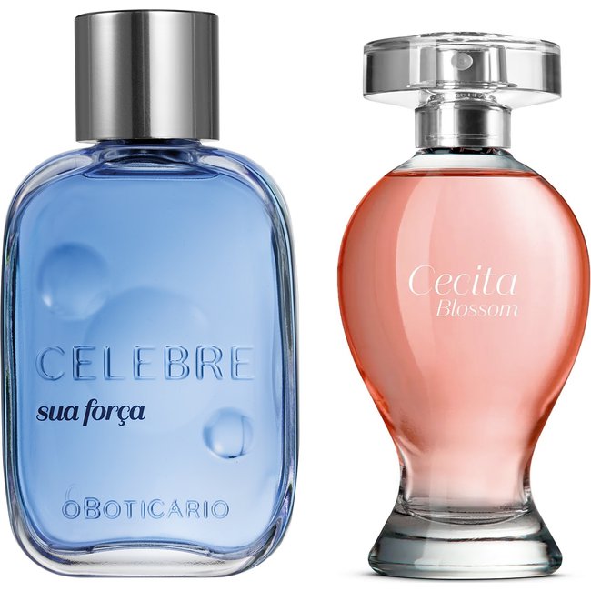Combo Desodorante Colônia: Celebre Sua Força Masculino 100ml + Cecita Blossom 100ml