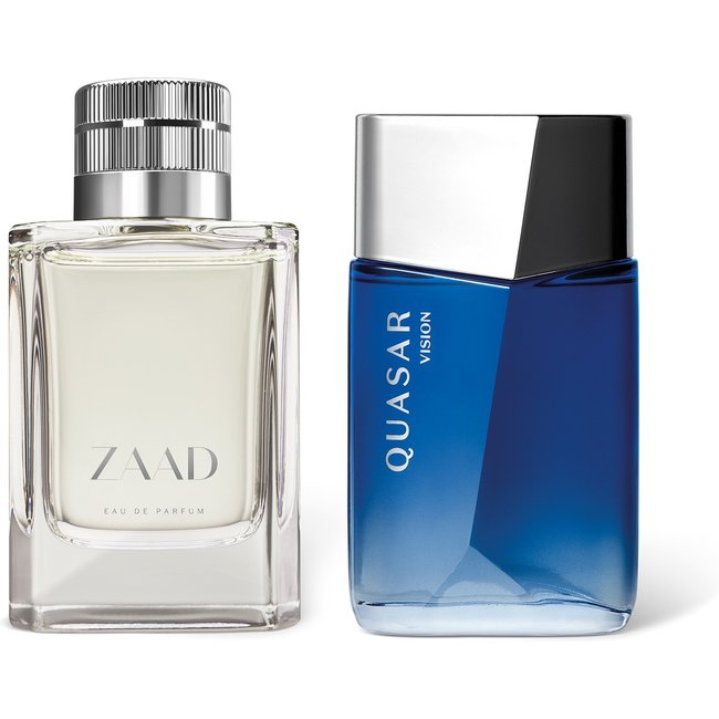 Combo Layering Frescor Sofisticado: Zaad 95ml + Quasar Vision 100ml