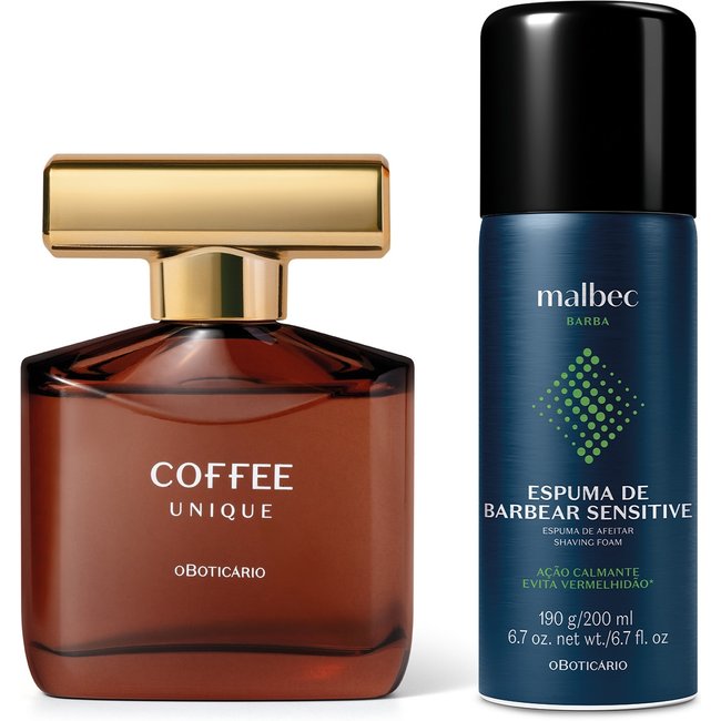 Combo Rotina Masculina: Desodorante Colônia 100ml + Espuma de Barbear 200ml