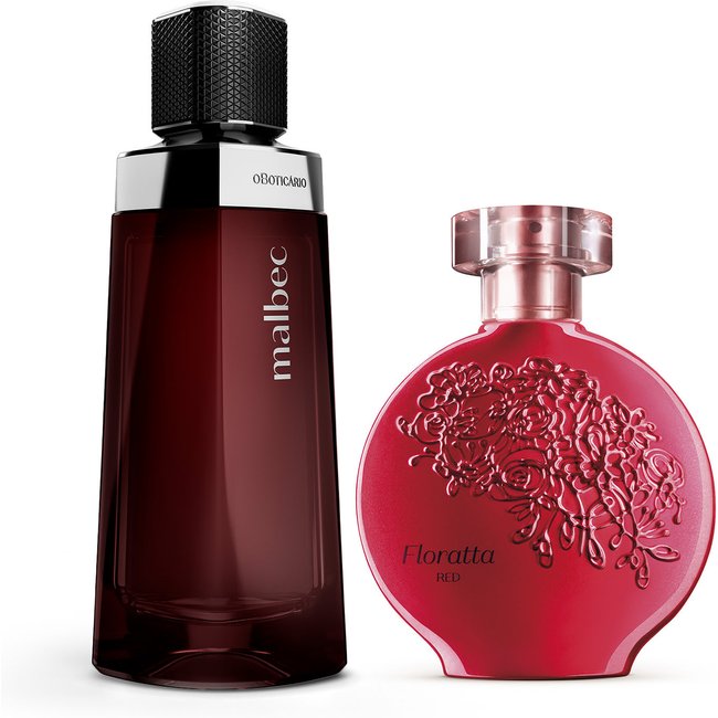 Combo Perfumaria: Floratta Red Desodorante Colônia 75ml + Malbec Desodorante Colônia 100ml v2