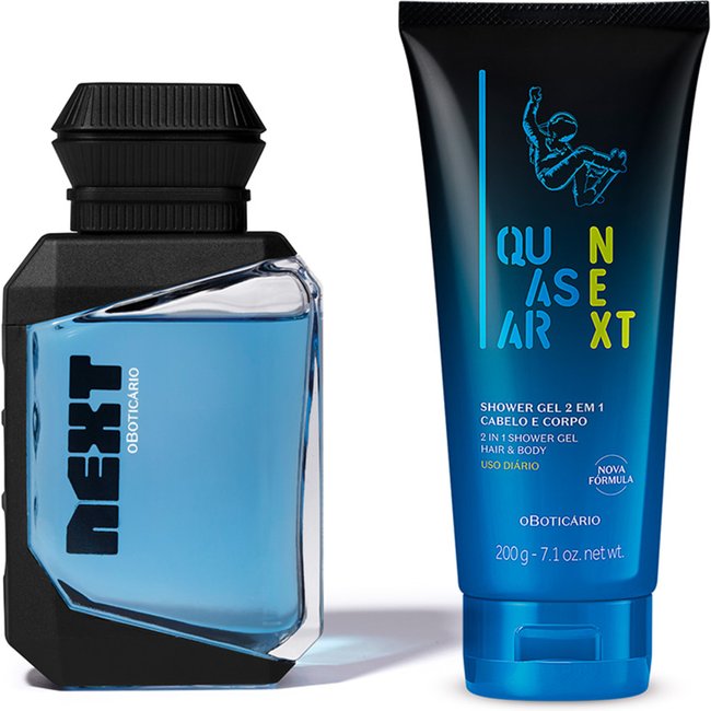 Combo Quasar Next: Colônia 100ml + Shower Gel 200g