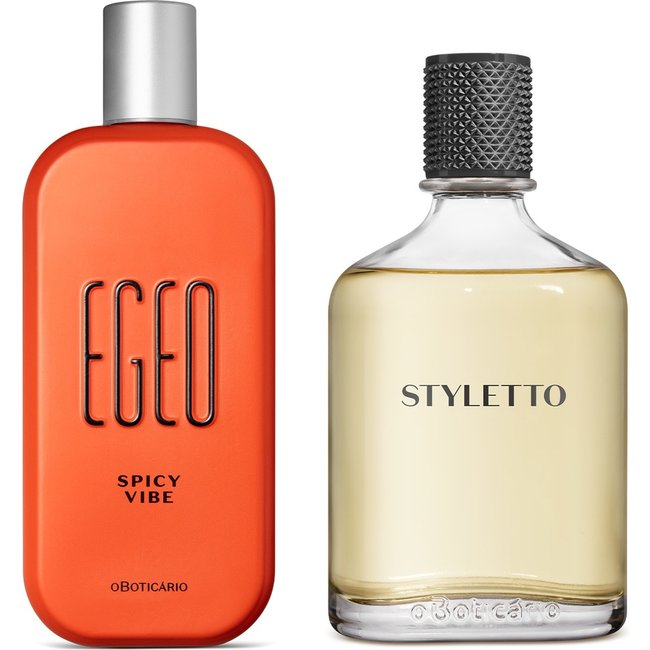 Combo Fougére Amadeirado: Boticollection Styletto 100ml + Egeo Spicy Vibe 90ml