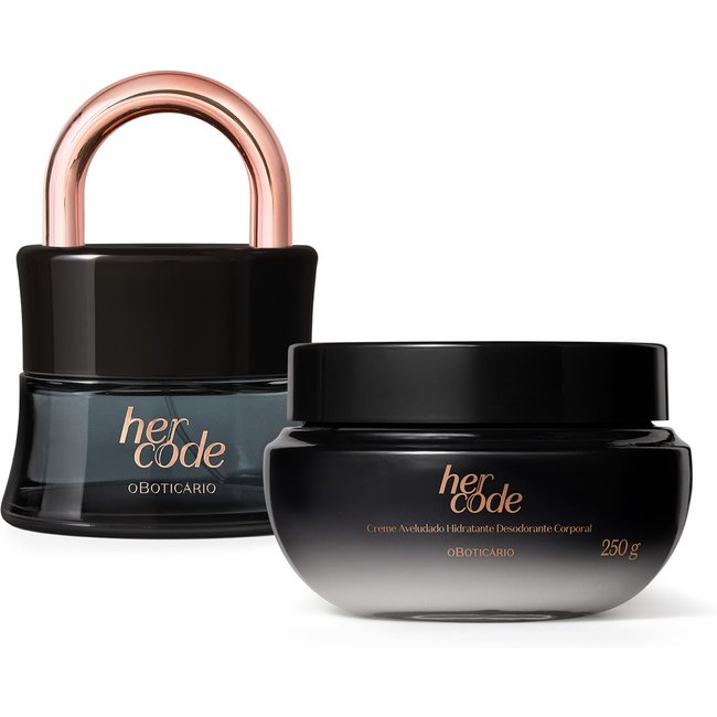Combo Her Code: Eau De Parfum 50ml + Creme Aveludado 250g