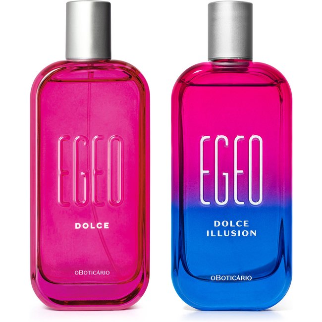 Combo Egeo Desodorante Colônia: Dolce Illusion 90ml + Dolce 90ml