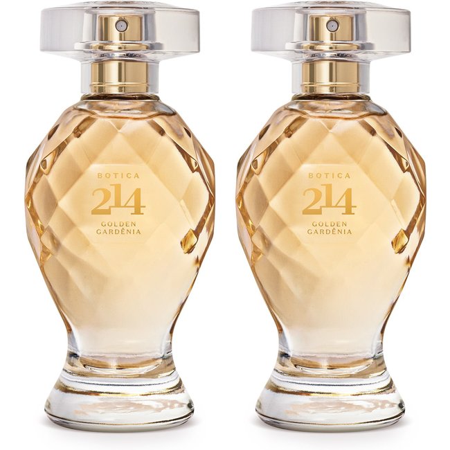 Combo Botica 214 Golden Gardênia Eau De Parfum 75ml (2 itens)