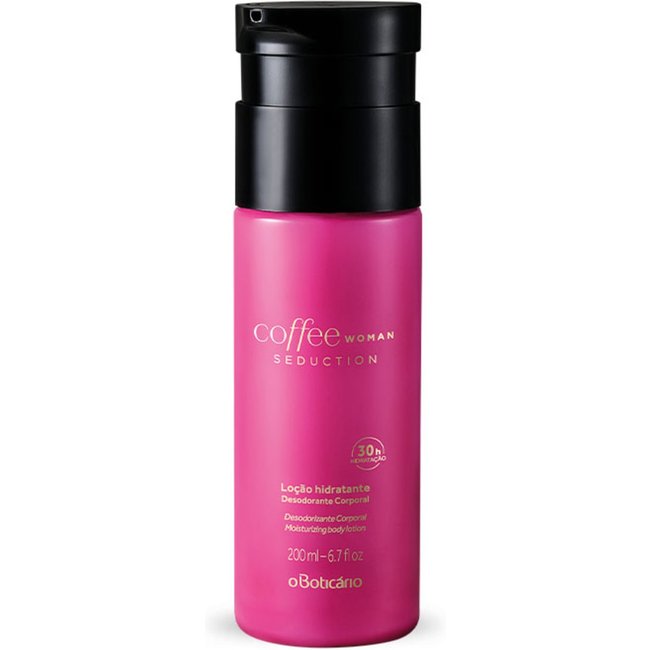 Loção Hidratante Desodorante Corporal Coffee Woman Seduction 200ml